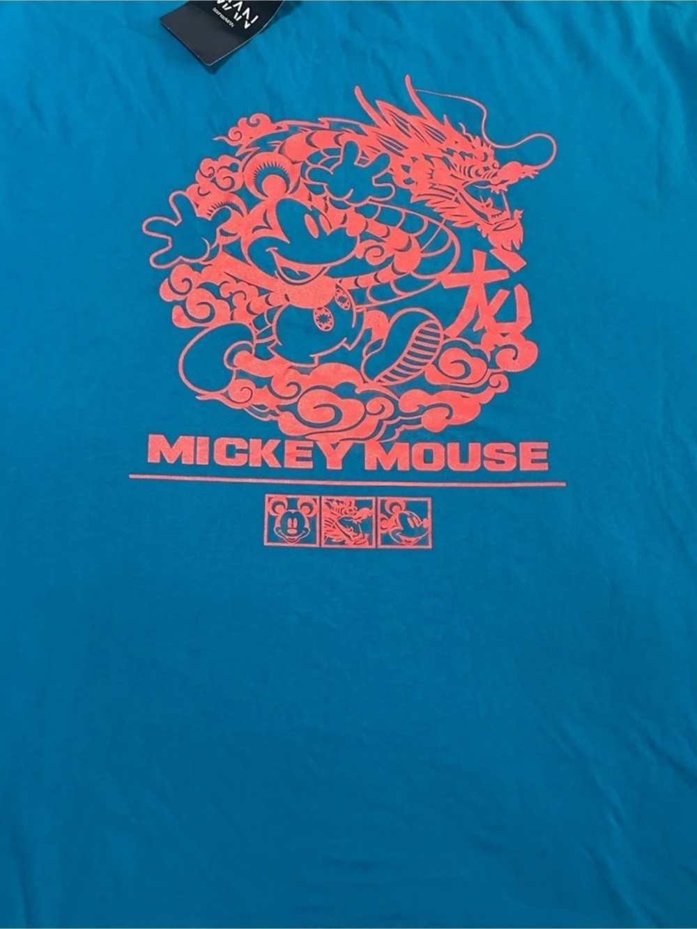 Disney Mickey Mouse Graphic Sweatshirt in Blue 4XL NWT